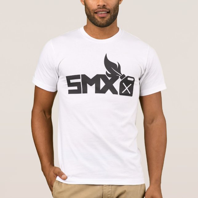 SMX Logo White T-Shirt (Front)