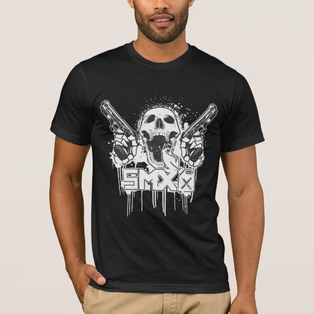 SMX Skulls & Guns T-Shirt (Front)