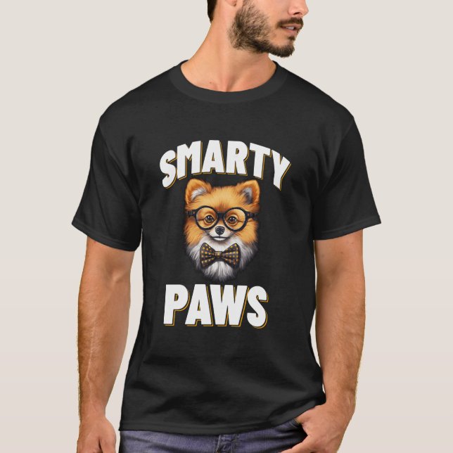 Smy Paws Pomeranian T-Shirt (Front)