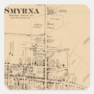 Smyrna Square Sticker