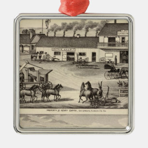 Smyth, Adams properties Metal Ornament