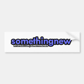 SN Bumper Sticker for White Cars