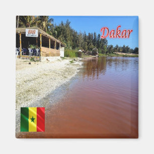 SN - Senegal - Dakar - Panorama Magnet