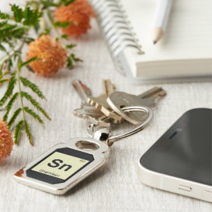 Sn - Shamisen Music Chemistry Periodic Table Key Ring