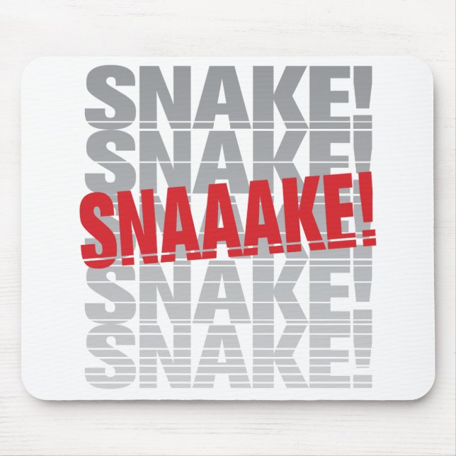 Snaaake! Mousepad (Front)