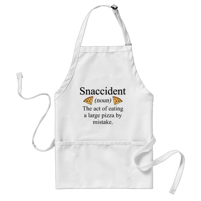 Snaccident Pizza Standard Apron (Front)