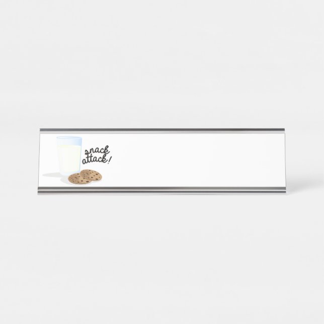 Snack Attack Desk Name Plate (Front)