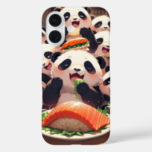 Snack Attack Panda iPhone 16 Case
