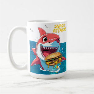 Snack Attack Shark Mug