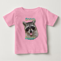 Snack Bandit Funny Racoon Toddler T-Shirt – Cute 
