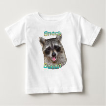 Snack Bandit Funny Racoon Toddler T-Shirt – Cute