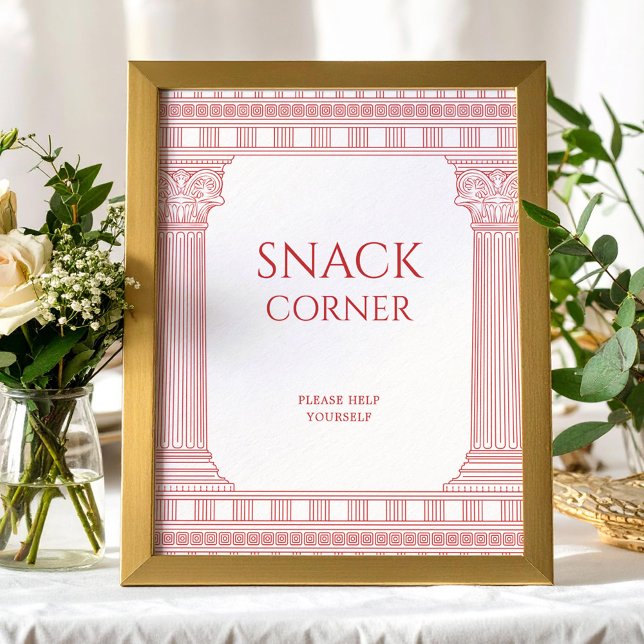 Snack bar poster for goddess party (Creator Uploaded)