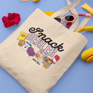 Snack Dealer Mum Life Funny Tote Bag