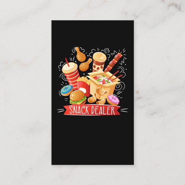 Snack Mum Grandma Lunch Mother Homemaker Business Card (Front)