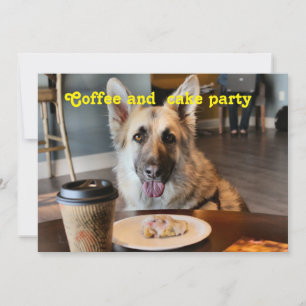 Snack time coffee  invitations