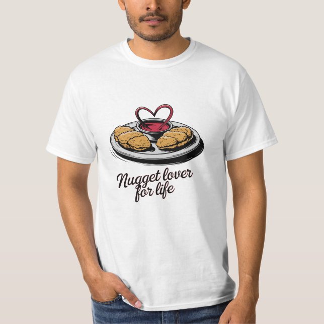 Snack Time Graphics for Nugget Lovers T-Shirt (Front)