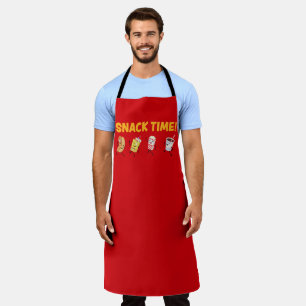 Snack Time! Retro Candy Popcorn Apron