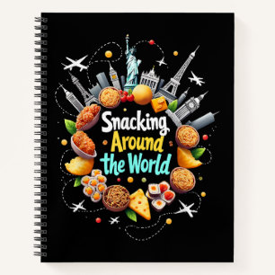 Snacking Around The World Fast Food Travel Travele Notebook