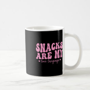 Snacks Are My Love Language Valentine Day Kids Boy Coffee Mug