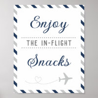 Snacks Food Table Travel Aeroplane Airline Party