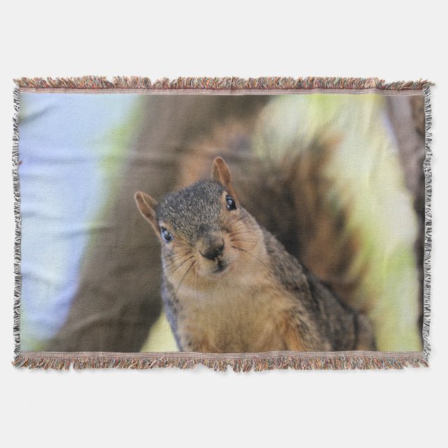 Snacks? I LOVE snacks! Throw Blanket (Front)