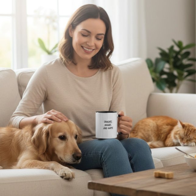 Snacks, Walks, and Naps - Dog Lovers, Pet Sitter  Mug (Creator Uploaded)
