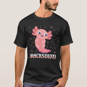 Snacolotl I Axolotl Pink Fall Little One Loves Peo T-Shirt