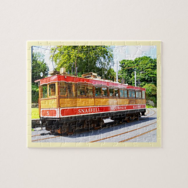 Snaefell mountain train jigsaw puzzle (Horizontal)