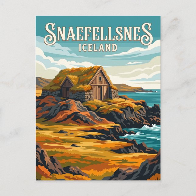 Snaefellsnes Peninsula Iceland Postcard (Front)