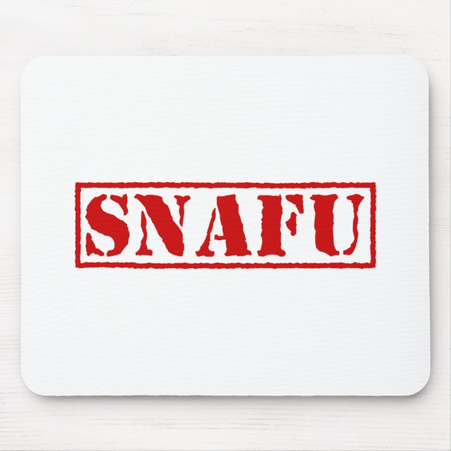 SNAFU MOUSE PAD (Front)