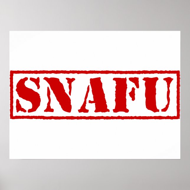 SNAFU POSTER (Front)