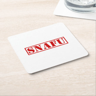 SNAFU SQUARE PAPER COASTER