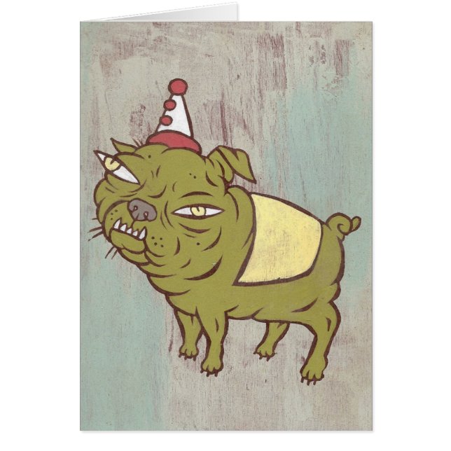 Snaggle Dog Card (Front)