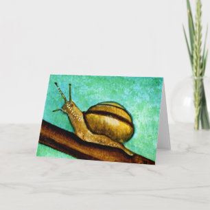 Snail 1 Blank Greeting Card