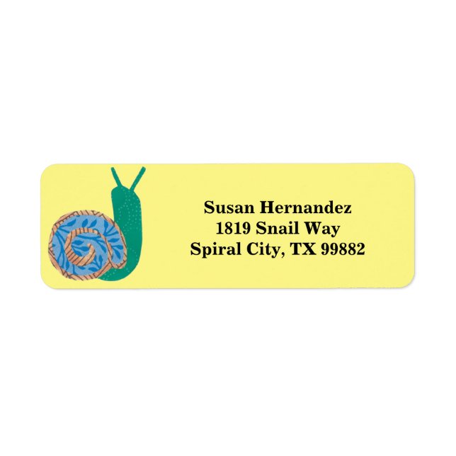 Snail Address Labels (Front)