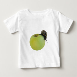 Snail and apple baby T-Shirt