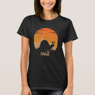 Snail Animal Hot In The Mounta In Nature T-Shirt