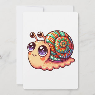 Snail Art Card
