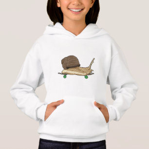 Snail as Skater with Skateboard