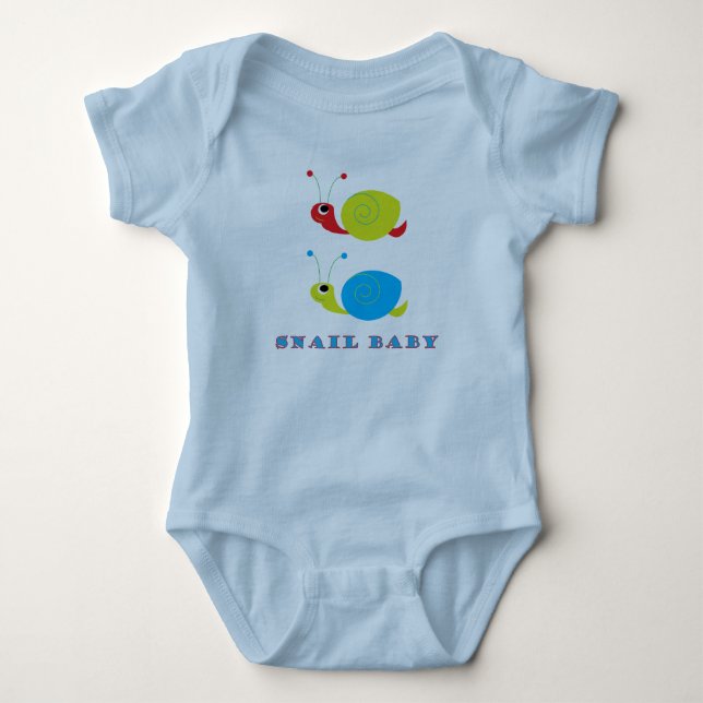 Snail Baby Bodysuit (Front)