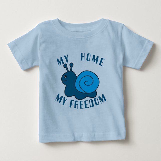 Snail Baby T-Shirt (Front)