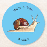 Snail cartoon illustration
