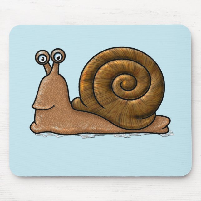 Snail Cartoon Mouse Pad (Front)