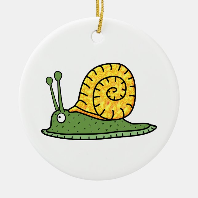 Snail Ceramic Ornament (Front)