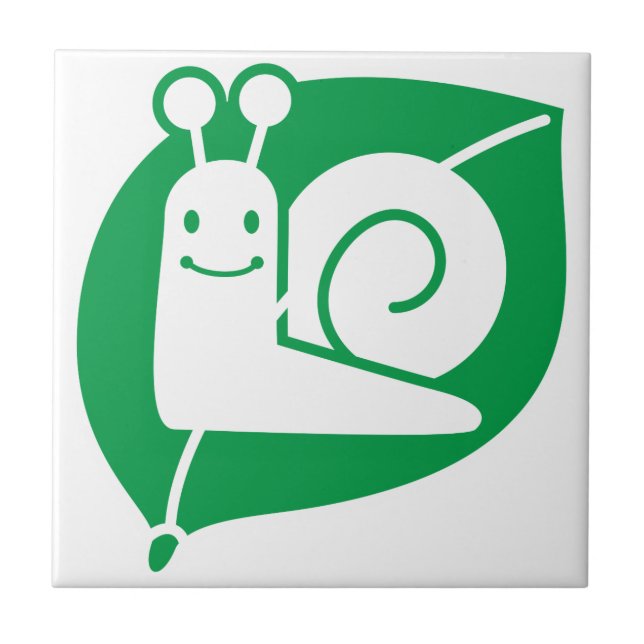 Snail Ceramic Tile (Front)