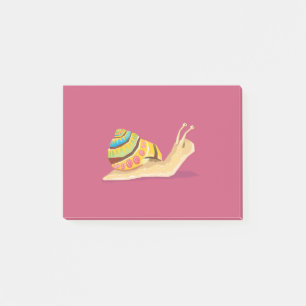 Snail Colour Nature Animal Colourful Flower Shell Post-it Notes