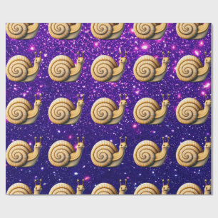 Snail Cute Charming Theme Character Gift Wrap