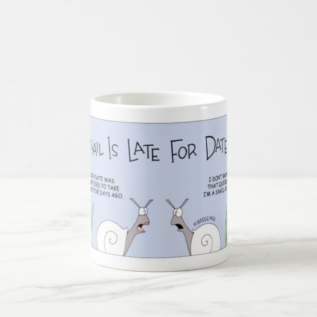 snail Date Coffee Mug (Center)
