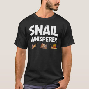 Snail Designs For Men Women Gastropod Lazy Slug T-Shirt