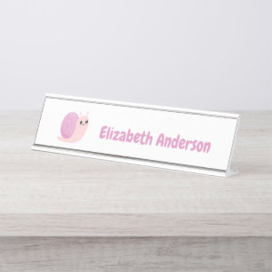 Snail Desk Name Plate